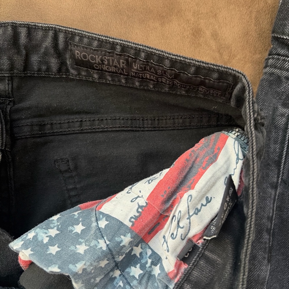 Rockstar Original Slim Straight Gray Jeans